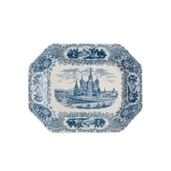 La Cartuja de Sevilla Bandeja azul Moscú > Bandejas Y Vacíabolsillos