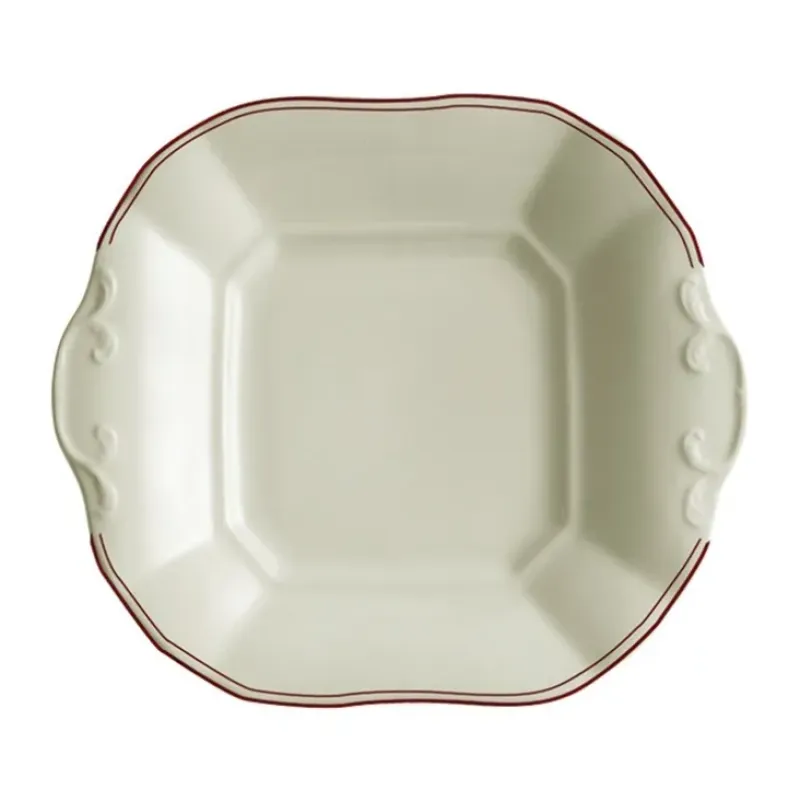 La Cartuja de Sevilla Bandeja de pastas colección Basic Line Red > Bandejas De Pastas