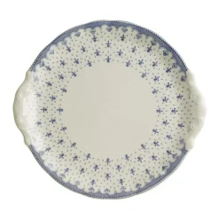 La Cartuja de Sevilla Bandeja de pastas colección Flor de Lis Azul > Bandejas De Pastas