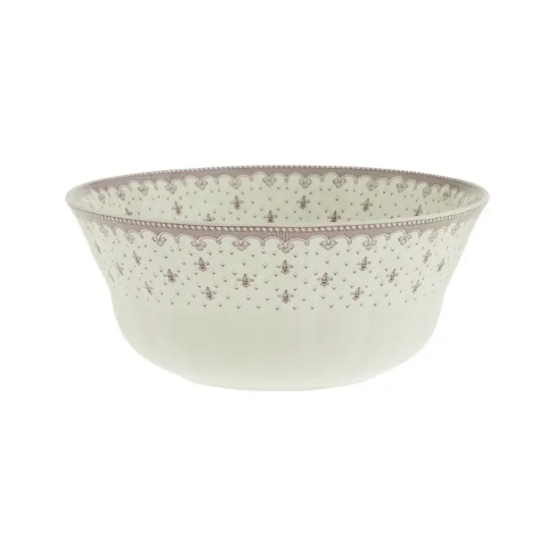 La Cartuja de Sevilla Bol clásico colección Flor de Lis Rosa tamaño grande > Boles Y Tazas De Consomé