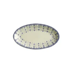 La Cartuja de Sevilla Fuente colección Flor de Lis Azul tamaño mini > Fuentes Y Ensaladeras