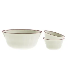La Cartuja de Sevilla Juego de boles clásicos de 13 piezas colección Basic Line Red > Set Y Servicios|Boles Y Tazas De Consomé