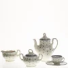La Cartuja de Sevilla Juego de café de 27 piezas colección Flor de Lis Azul > Juegos De Café
