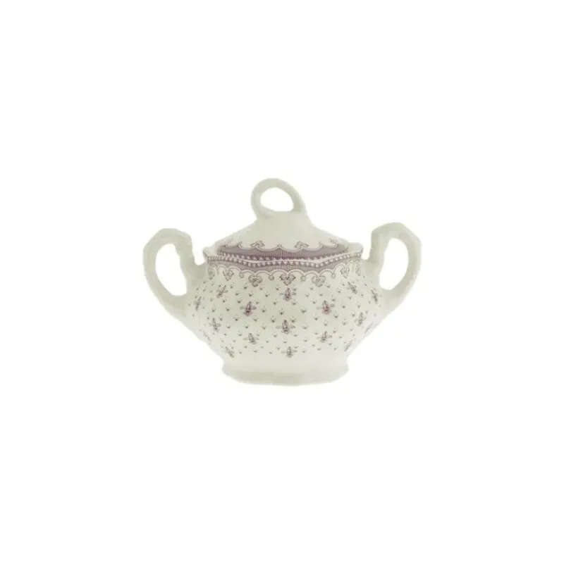 La Cartuja de Sevilla Juego de café de 27 piezas colección Flor de Lis Rosa > Juegos De Café