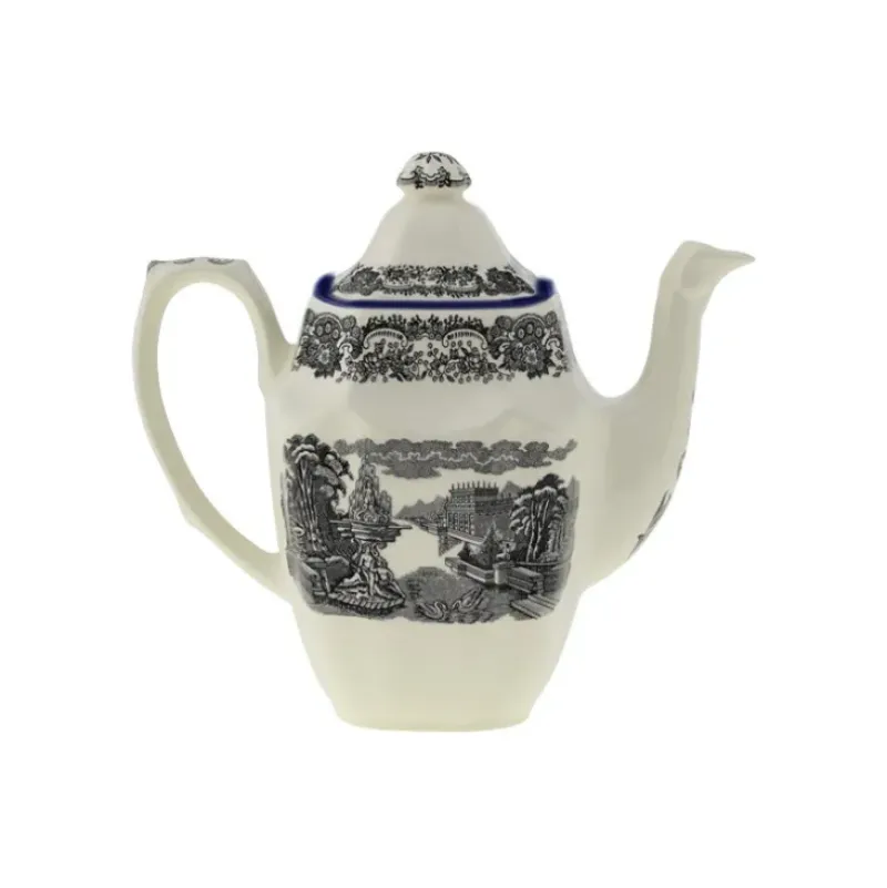 La Cartuja de Sevilla Juego de café de 15 piezas colección Negro Vistas Blue by Aaron Stewart > Juegos De Café