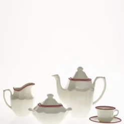 La Cartuja de Sevilla Juego de café de 27 piezas colección Basic Line Red > Juegos De Café