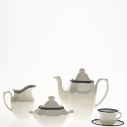 La Cartuja de Sevilla Juego de café de 27 piezas colección Basic Line Blue > Juegos De Café
