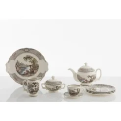 La Cartuja de Sevilla Juego de té de 40 piezas colección Atenea > Juegos De Té