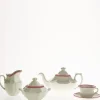 La Cartuja de Sevilla Juego de té de 27 piezas colección Basic Line Red > Juegos De Té