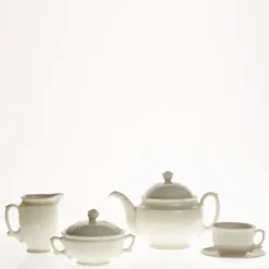 La Cartuja de Sevilla Juego de té de 27 piezas colección Imperio Blanca > Juegos De Té