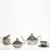 La Cartuja de Sevilla Juego de té de 27 piezas colección Negro Vistas > Juegos De Té