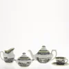 La Cartuja de Sevilla Juego de té de 27 piezas colección Negro Vistas Yellow by Aaron Stewart > Juegos De Té