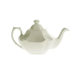 La Cartuja de Sevilla Juego de té de 27 piezas colección Ochavada Blanca > Juegos De Té
