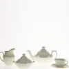 La Cartuja de Sevilla Juego de té de 15 piezas colección Ochavada Blanca > Juegos De Té
