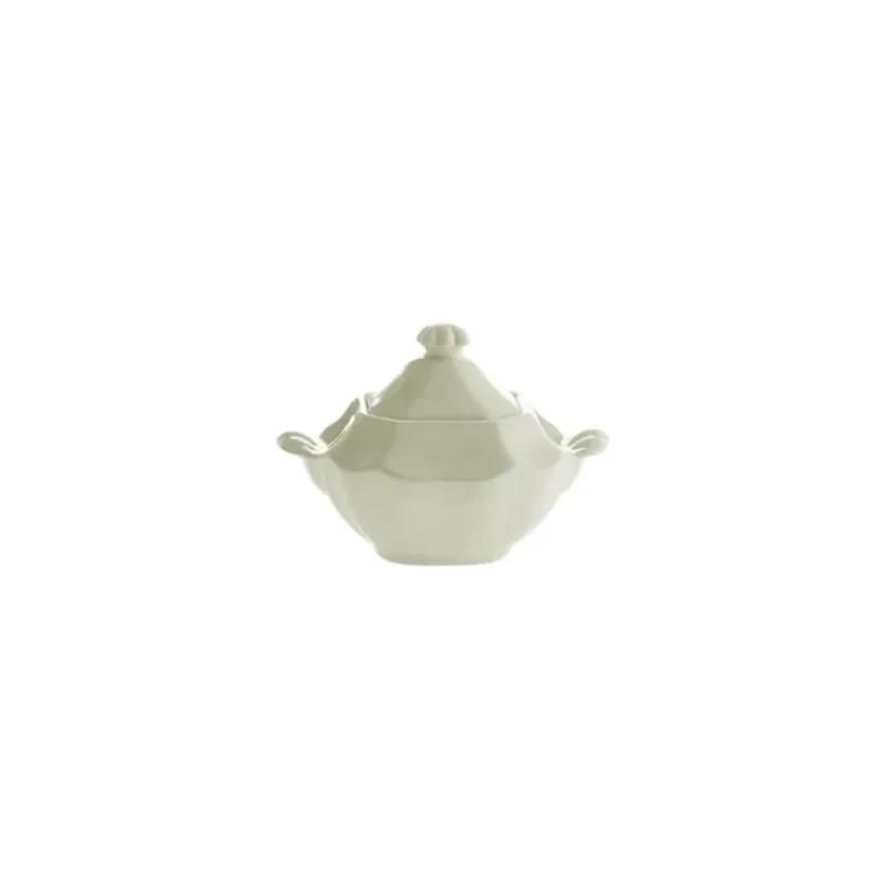La Cartuja de Sevilla Juego de té de 15 piezas colección Ochavada Blanca > Juegos De Té