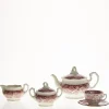 La Cartuja de Sevilla Juego de té de 27 piezas colección 202 Rosa > Juegos De Té