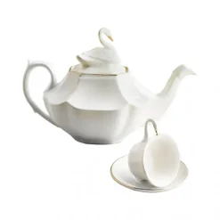 La Cartuja de Sevilla Juego de té para 6 servicios colección Odette Gold > Juegos De Té