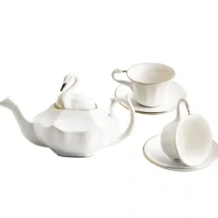 La Cartuja de Sevilla Juego de té para 2 servicios colección Odette Gold > Juegos De Té