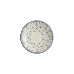 La Cartuja de Sevilla Platillo de café colección Flor de Lis Azul > Platos