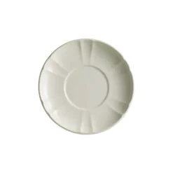 La Cartuja de Sevilla Platillo de consomé-desayuno colección Imperio Blanca > Platos|Platos
