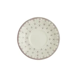 La Cartuja de Sevilla Platillo de consomé-desayuno colección Flor de Lis Rosa > Platos|Platos