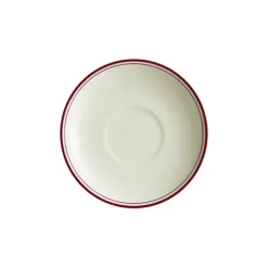 La Cartuja de Sevilla Platillo de consomé-desayuno colección Basic Line Red > Platos|Platos