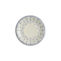 La Cartuja de Sevilla Platillo de té colección Flor de Lis Azul > Platos
