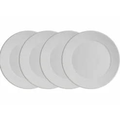 La Cartuja de Sevilla Set de 4 bajo-platos colección Ochavada Blanca > Platos