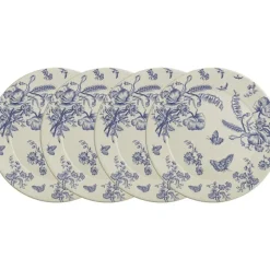 La Cartuja de Sevilla Set de 4 bajo-platos colección Primavera > Set Y Servicios|Platos