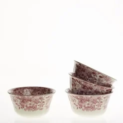 La Cartuja de Sevilla Set de 6 boles clásicos colección 202 Rosa tamaño pequeño > Set Y Servicios|Boles Y Tazas De Consomé