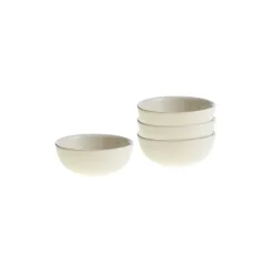La Cartuja de Sevilla Set de 6 boles clásicos colección Ochavada Blanca tamaño mini > Set Y Servicios|Boles Y Tazas De Consomé
