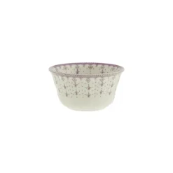 La Cartuja de Sevilla Set de 6 boles clásicos colección Flor de Lis Rosa tamaño pequeño > Set Y Servicios|Boles Y Tazas De Consomé