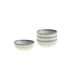 La Cartuja de Sevilla Set de 6 boles clásicos colección Flor de Lis Azul tamaño mini > Set Y Servicios|Boles Y Tazas De Consomé