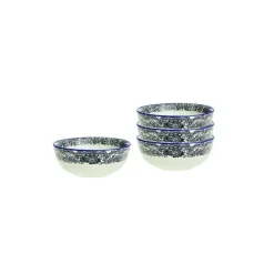 La Cartuja de Sevilla Set de 6 boles clásicos colección Negro Vistas Blue by Aaron Stewart tamaño mini > Set Y Servicios|Boles Y Tazas De Consomé
