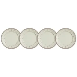 La Cartuja de Sevilla Set de 4 platos de pan colección Flor de Lis Rosa > Set Y Servicios|Platos