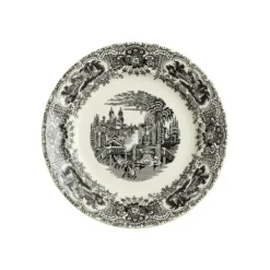 La Cartuja de Sevilla Set de 4 platos de postre colección Negro Vistas > Set Y Servicios|Platos