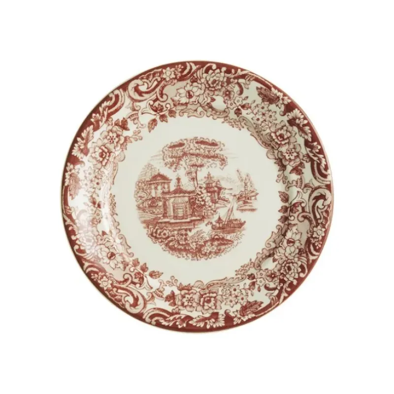 La Cartuja de Sevilla Set de 4 platos de postre colección 202 Rosa > Set Y Servicios|Platos