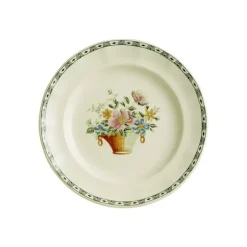 La Cartuja de Sevilla Set de 4 platos de postre colección Canasto Floral > Set Y Servicios|Platos