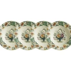 La Cartuja de Sevilla Set de 4 platos hondos colección Bellavista > Set Y Servicios|Platos
