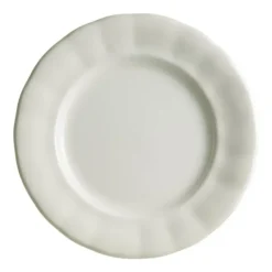La Cartuja de Sevilla Set de 4 platos llanos 28 cm colección Aurora Blanca > Set Y Servicios|Platos