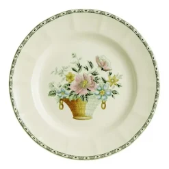La Cartuja de Sevilla Set de 4 platos llanos 28 cm colección Canasto Floral > Set Y Servicios|Platos