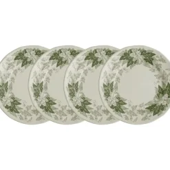 La Cartuja de Sevilla Set de 4 platos llanos 28 cm colección Yedra > Set Y Servicios|Platos