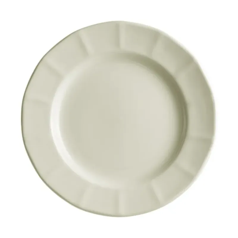 La Cartuja de Sevilla Set de 4 platos llanos colección Ochavada Blanca > Set Y Servicios|Platos