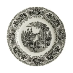 La Cartuja de Sevilla Set de 4 platos llanos colección Negro Vistas > Set Y Servicios|Platos