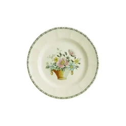 La Cartuja de Sevilla Set de 4 platos llanos colección Canasto Floral > Set Y Servicios|Platos