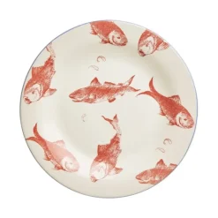 La Cartuja de Sevilla Set de 4 platos llanos colección Peces > Set Y Servicios|Platos