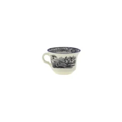 La Cartuja de Sevilla Set de 4 tazas de café con platillos colección Negro Vistas Blue by Aaron Stewart > Set De Tazas Con Platillos