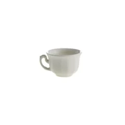 La Cartuja de Sevilla Set de 4 tazas de café con platillos colección Aurora Blanca > Set De Tazas Con Platillos