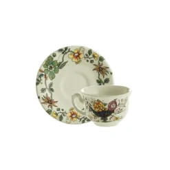 La Cartuja de Sevilla Set de 4 tazas de café con platillos colección Bellavista > Set De Tazas Con Platillos