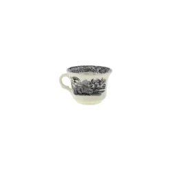 La Cartuja de Sevilla Set de 4 tazas de café con platillos colección Negro Vistas > Set De Tazas Con Platillos